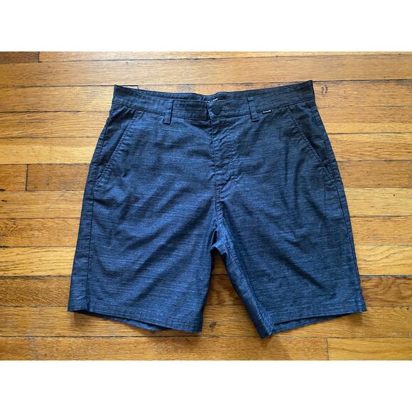 HURLEY H2O-Dri Gray Casual Cotton Shorts sz 32 - Picture 1 of 11